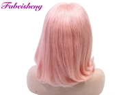الوردي اللون الصف 10A شعر مستعار الدانتيل الجبهة